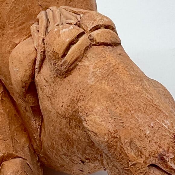 Vintage 70s Kersten Bros Terra Cotta Pottery Traveling Camel Weed Pot Figurine - Picture 9 of 9